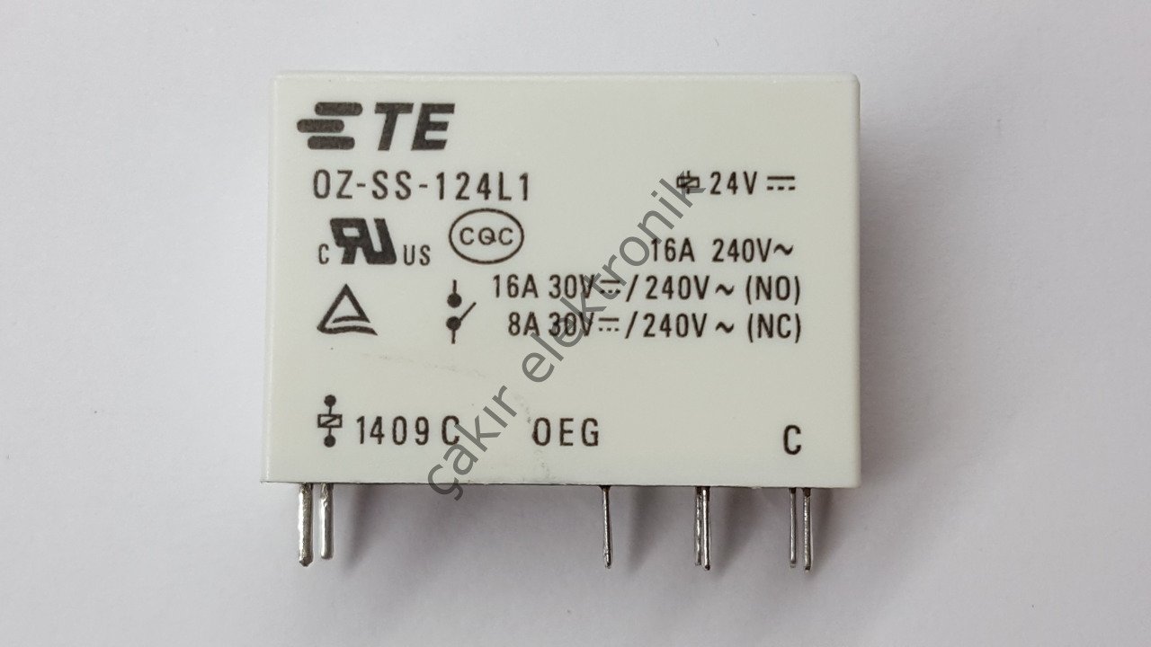 OZ-SS-124L1  24V   8PİN 16A. GÜÇ RÖLESİ