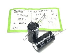 2200MF 63V , 2200UF 63V 18X35MM KONDANSATÖR
