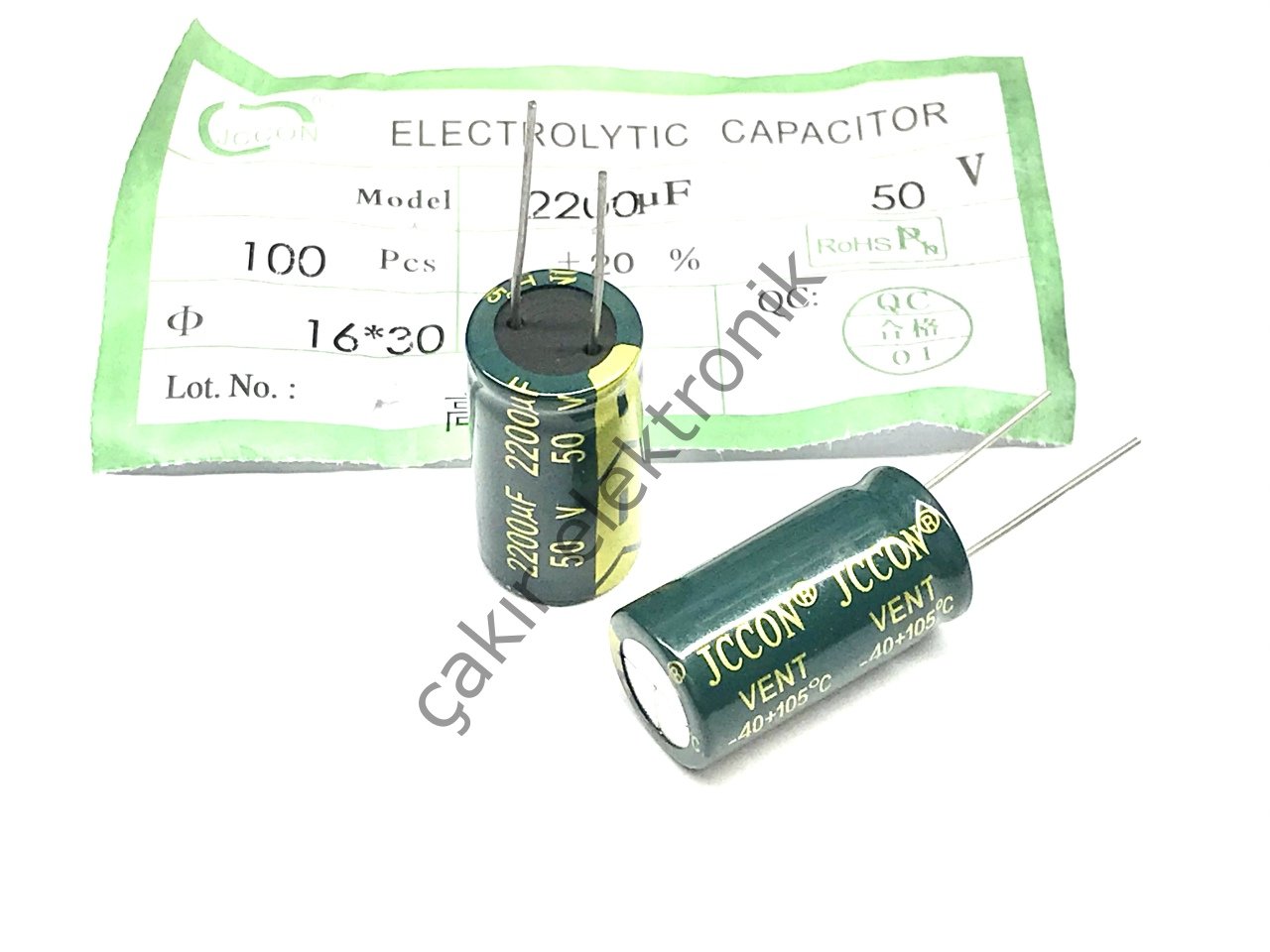 2200MF 50V , 2200UF 50V 16X30MM KONDANSATÖR