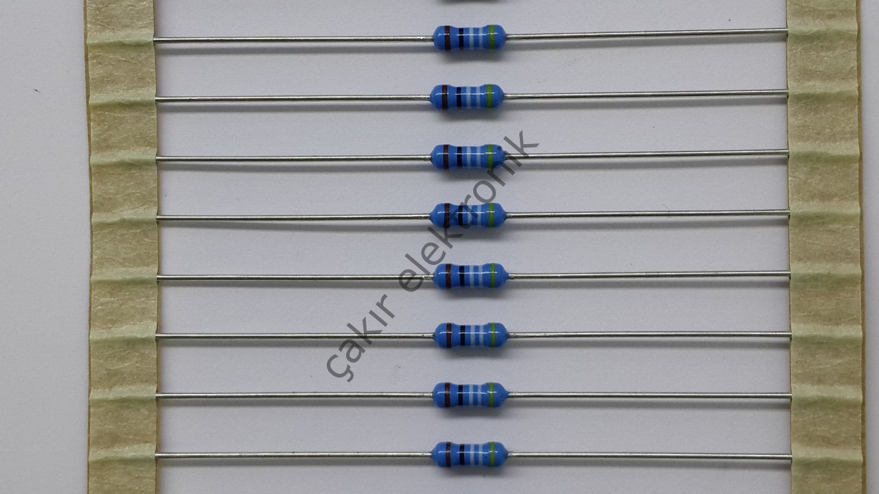 499R - 499 OHM -  1/4 DİRENÇ %1 METAL FİLM 50 ADETTİR