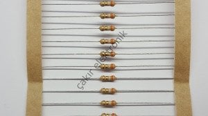 3R9- 3,9R - 3.9 OHM - 1/4 DİRENÇ - CF1/4 3.9Ω; 0.25W; ±5%; Ø2.3x6mm; Leads: axial 50 ADETTİR