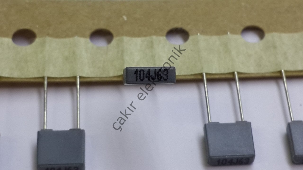 100NF 63V- KONDANSATÖR -  104J63 10 ADETTİR