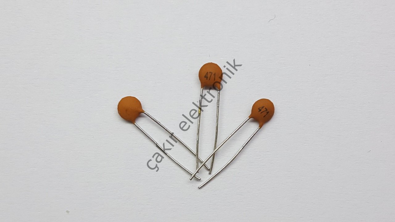470PF - 471 - MERCİMEK KONDANSATÖR 3MM 10 ADETTİR