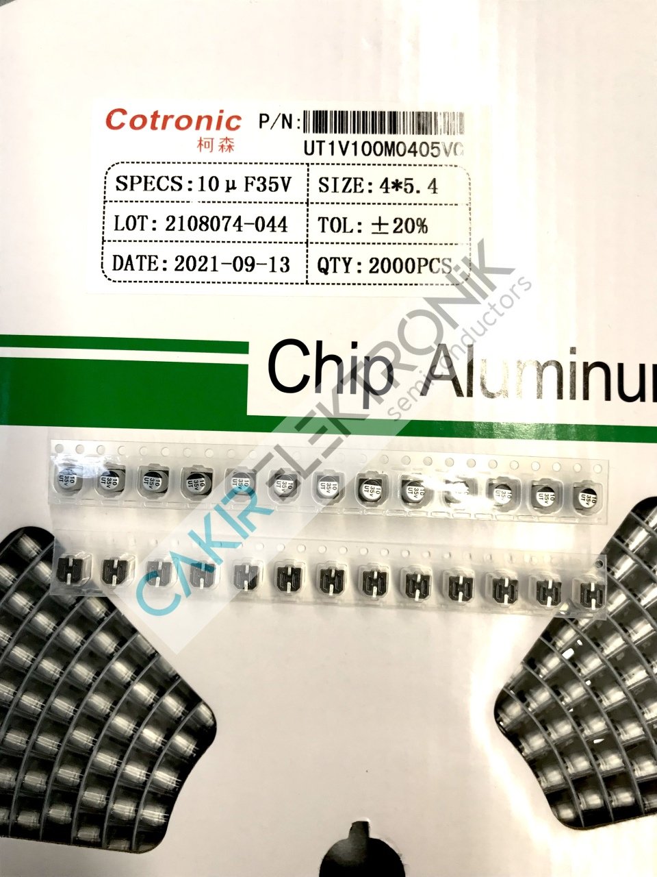 10MF 35V - 10uf 35V 4X5.4 MM SMD KONDANSATÖR