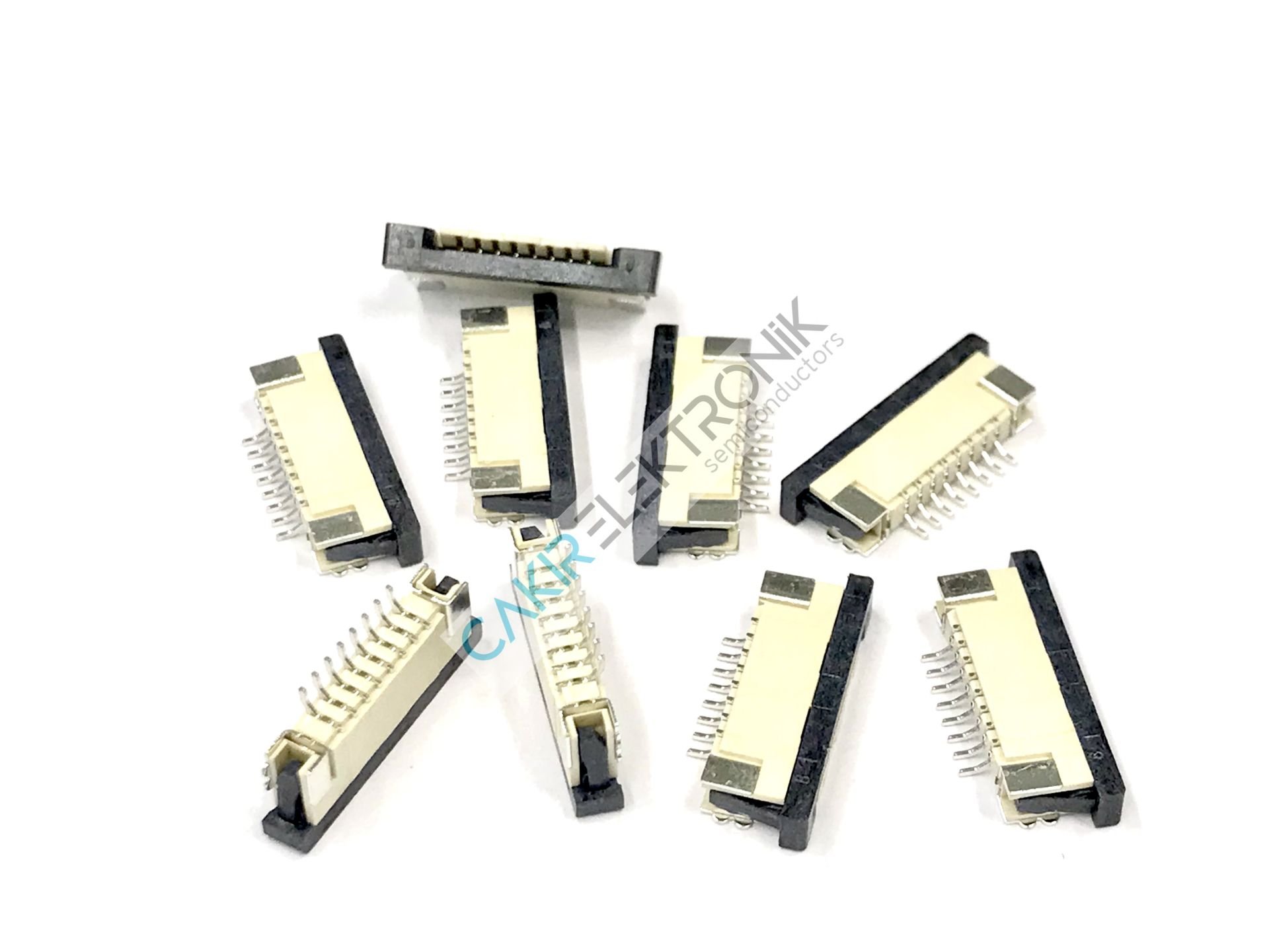 FFC SOCKET DR/DWN 1.0MM-8P - FFC SOKET DR/DWN 1.0MM-8PIN , FFC KONNEKTÖR 8PIN 1.0MM , FFC CONNECTOR 1MM