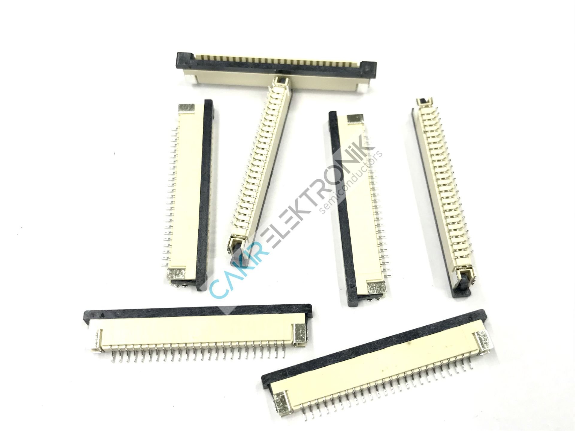 FFC SOCKET DR/DWN 1.0MM-24P - FFC SOKET DR/DWN 1.0MM-24PIN , FFC KONNEKTÖR 24PIN 1.0MM , FFC CONNECTOR 1MM