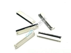 FFC SOCKET CV/DWN 1.0MM-20P - FFC SOKET CV/DWN 1.0MM-20PIN , FFC KONNEKTÖR 20PIN 1.0MM , FFC CONNECTOR 1MM