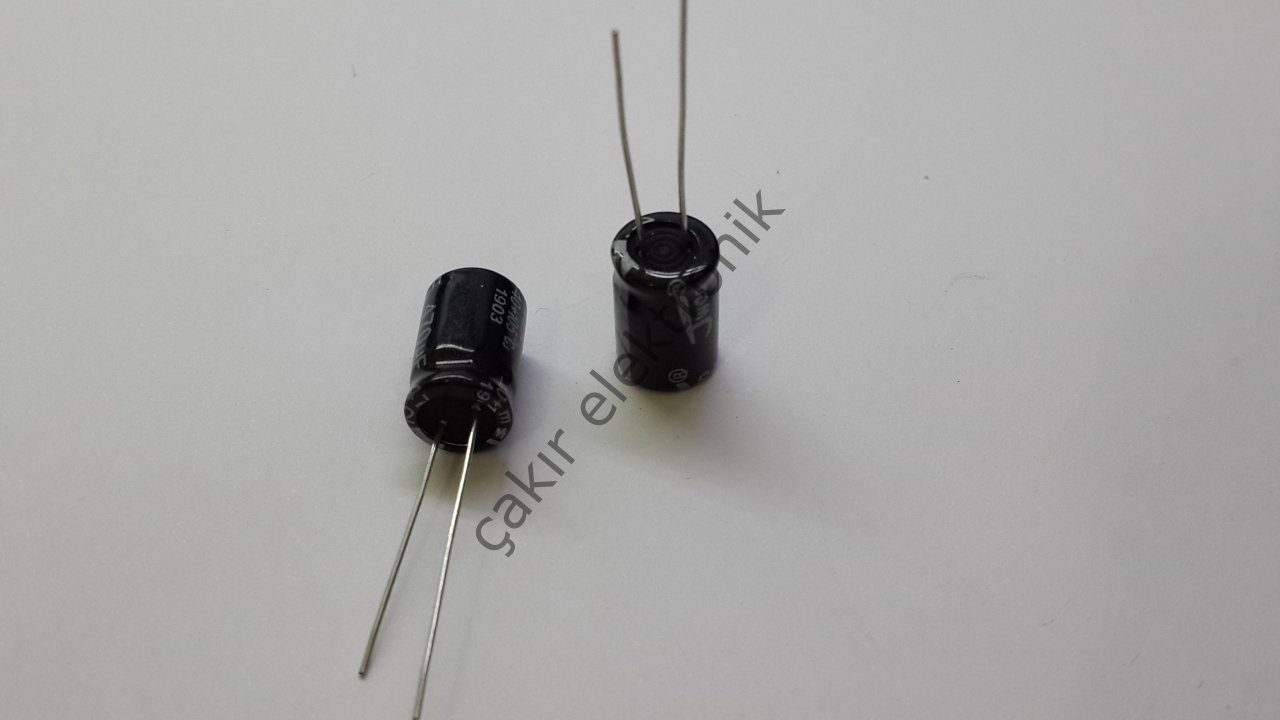 470MF 25V - 470UF 25V.  8X12MM KONDANSATÖR 10 ADETTİR