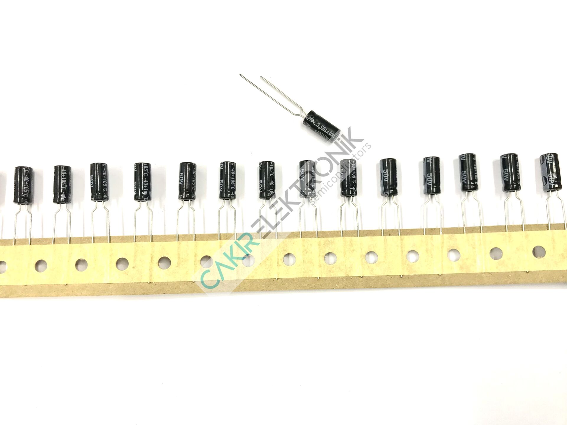 4.7UF 50V -4,7UF 50V - 4.7MF 50V - 4,7MF 50V   5X11MM KONDANSATÖR 10 ADETTİR