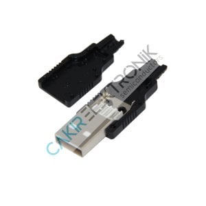 USB A ERKEK SEYYAR KAPAKLI - USB KAPAKLI SEYYAR A TİPİ - IC264A