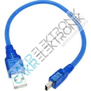 MİNİ USB MP3 MP44 ŞARJ VE DATA KABLOSU 45 CM