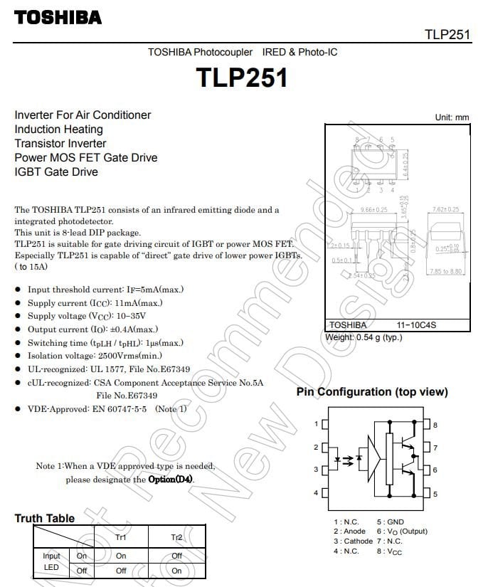 Tlp3526 схема включения