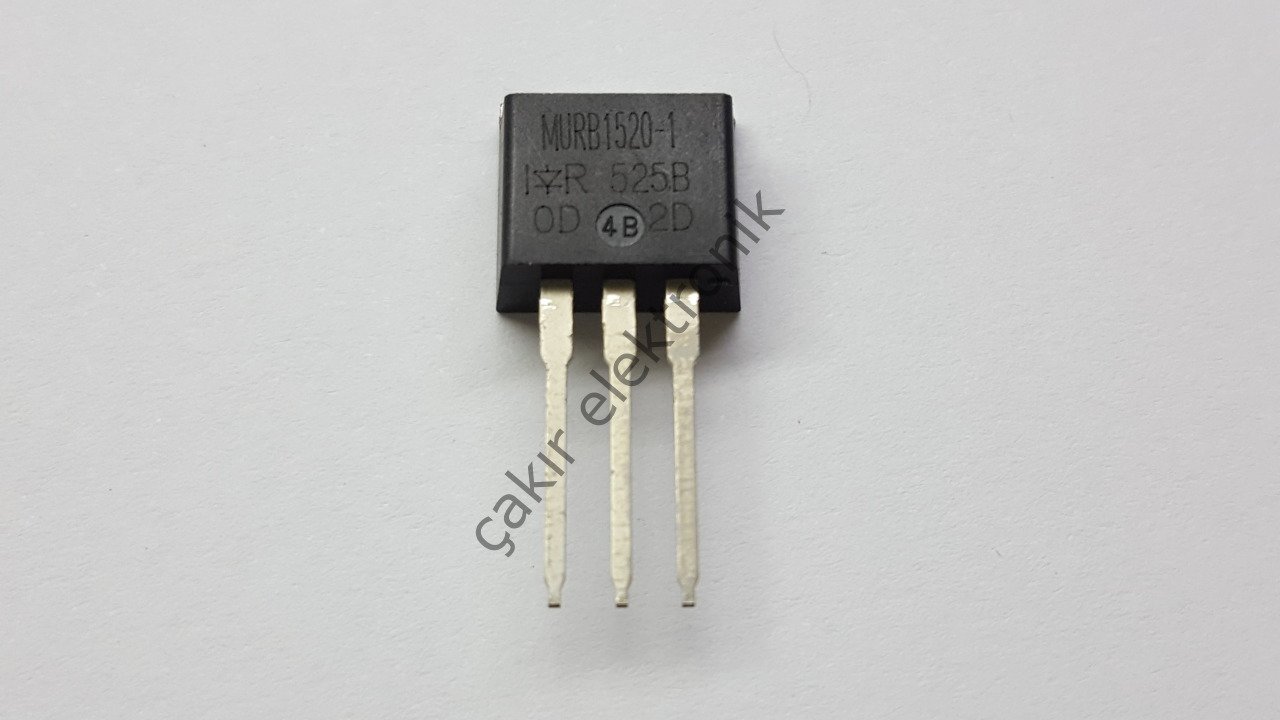 MUR1520 - MURB1520-1 - MURB1520 - 200V. 15A. 35NS ULTRAFAST  DİYOT - TO262