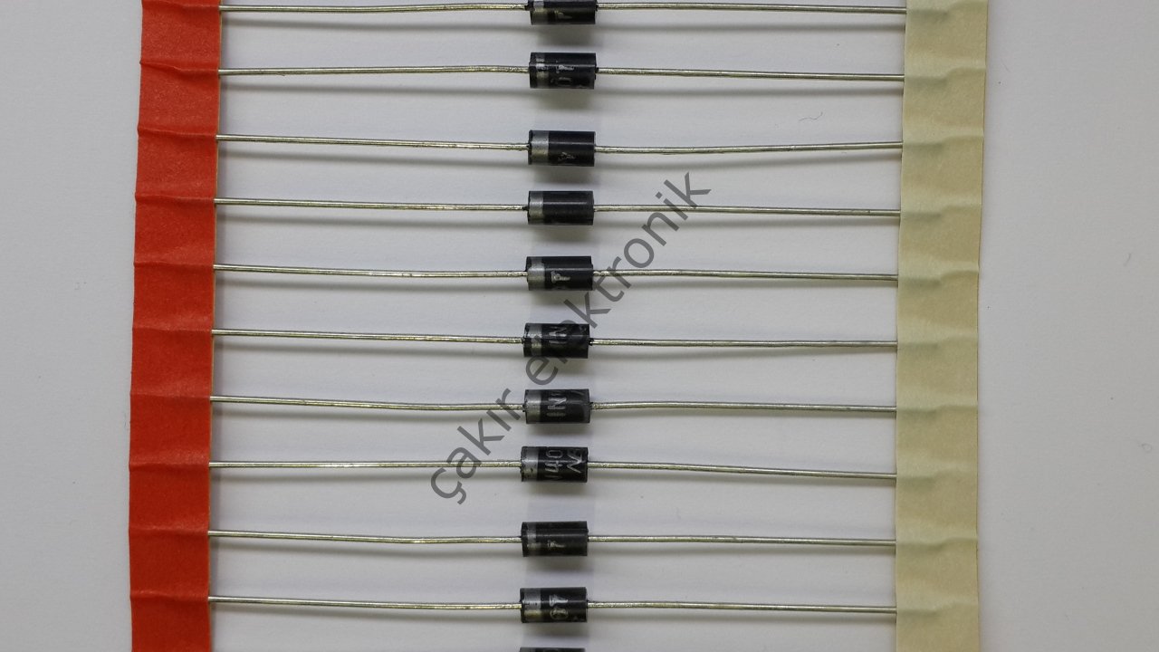 1N4007 - 4007 -  1A 1000V DİYOT ,General Purpose Plastic Rectifier