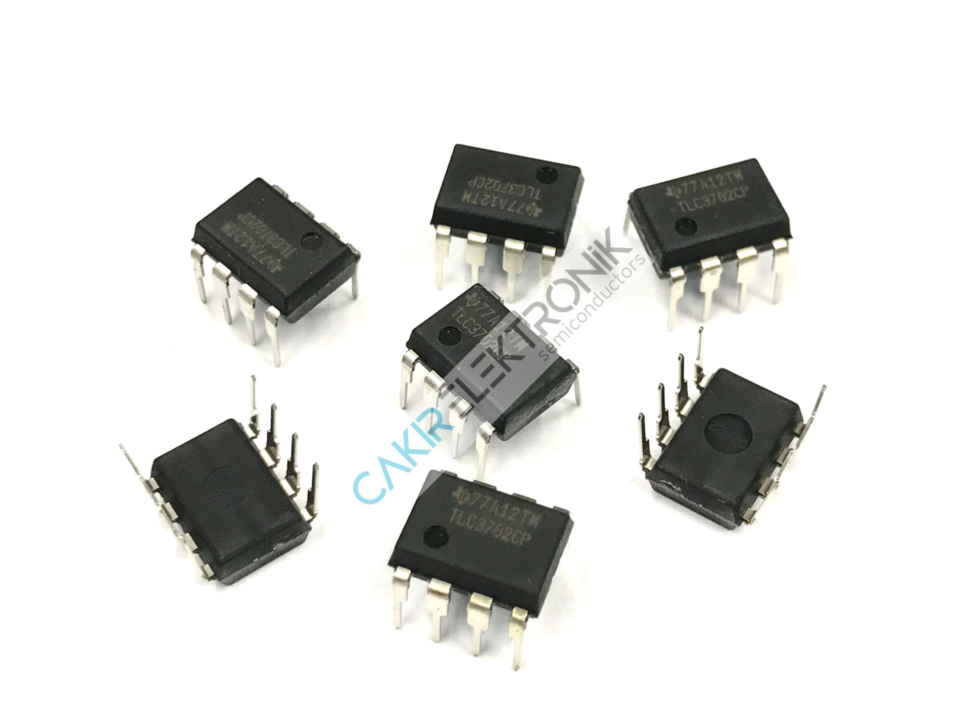 TLC3702CP , TLC3702 DIP  , 3702 , Comparator General Purpose CMOS, Push-Pull, TTL 8-PDIP