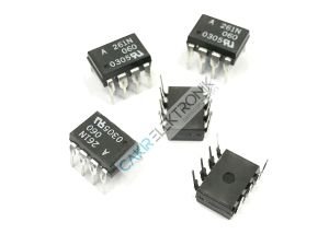HCPL-261N-000E , HCPL-261N , HCPL261 , A261N , A 261N , Logic Output Optoisolator 10MBd Open Collector, Schottky Clamped 3750Vrms 1 Channel 1kV/µs CMTI 8-DIP