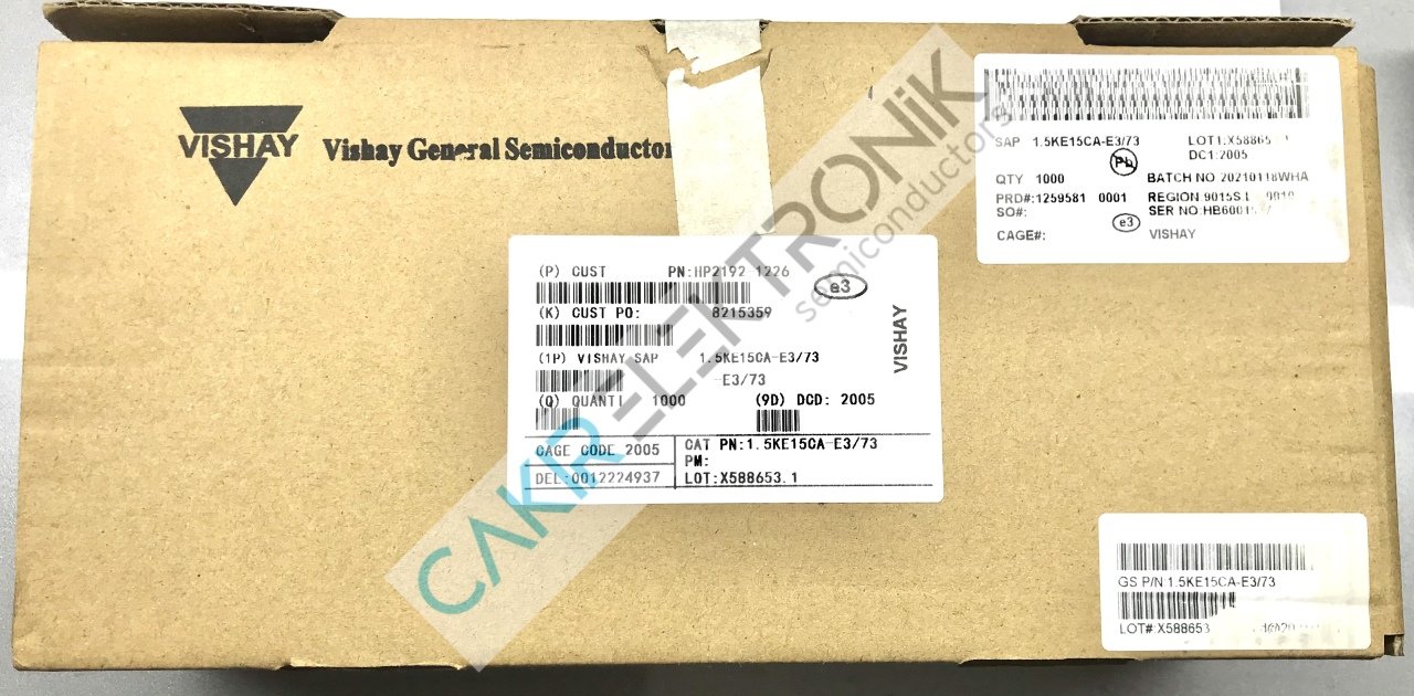 1,5KE15CA - 1.5KE15CA - TRANSIENT VOLTAGE SUPPRESSOR