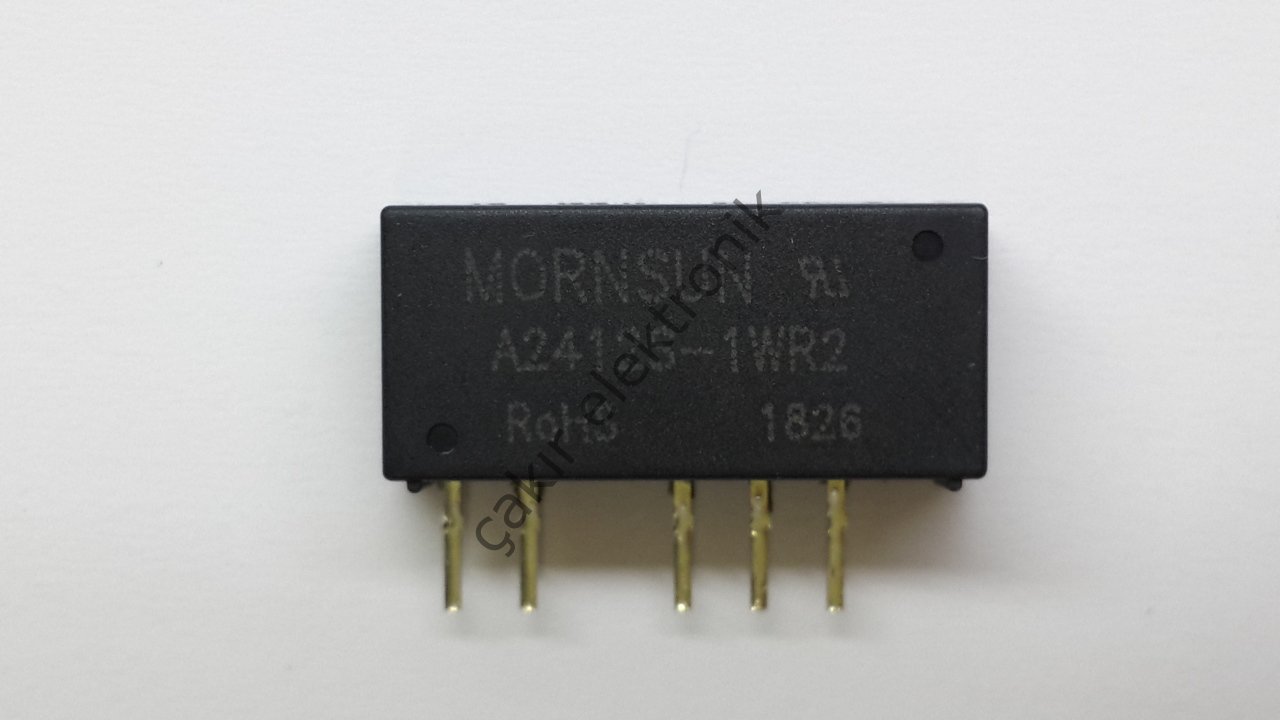 A2412S-1W - A2412S-1WR2 - İNPUT 22/26V.  DUAL OUTPUT 12V. 42MA