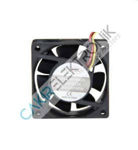 60X60X25 MM 24V. DC ÜÇ KABLO - 0,13A. FAN