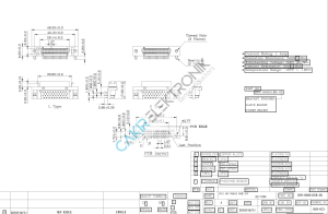SCSI KONNEKTÖR  40PİN   40P DİŞİ   90 DERECE  KART TİPİ , SCSI CONNECTOR 40P FEMALE 90C BORD TYPE
