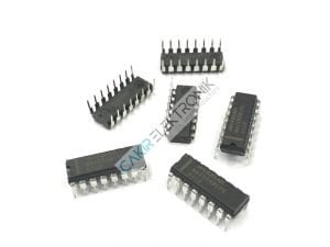 MAX500BCPE DIP ENTEGRE - MAX500 - Digital to Analog Converters - DAC CMOS, Quad, Serial Interface 8-Bit DAC