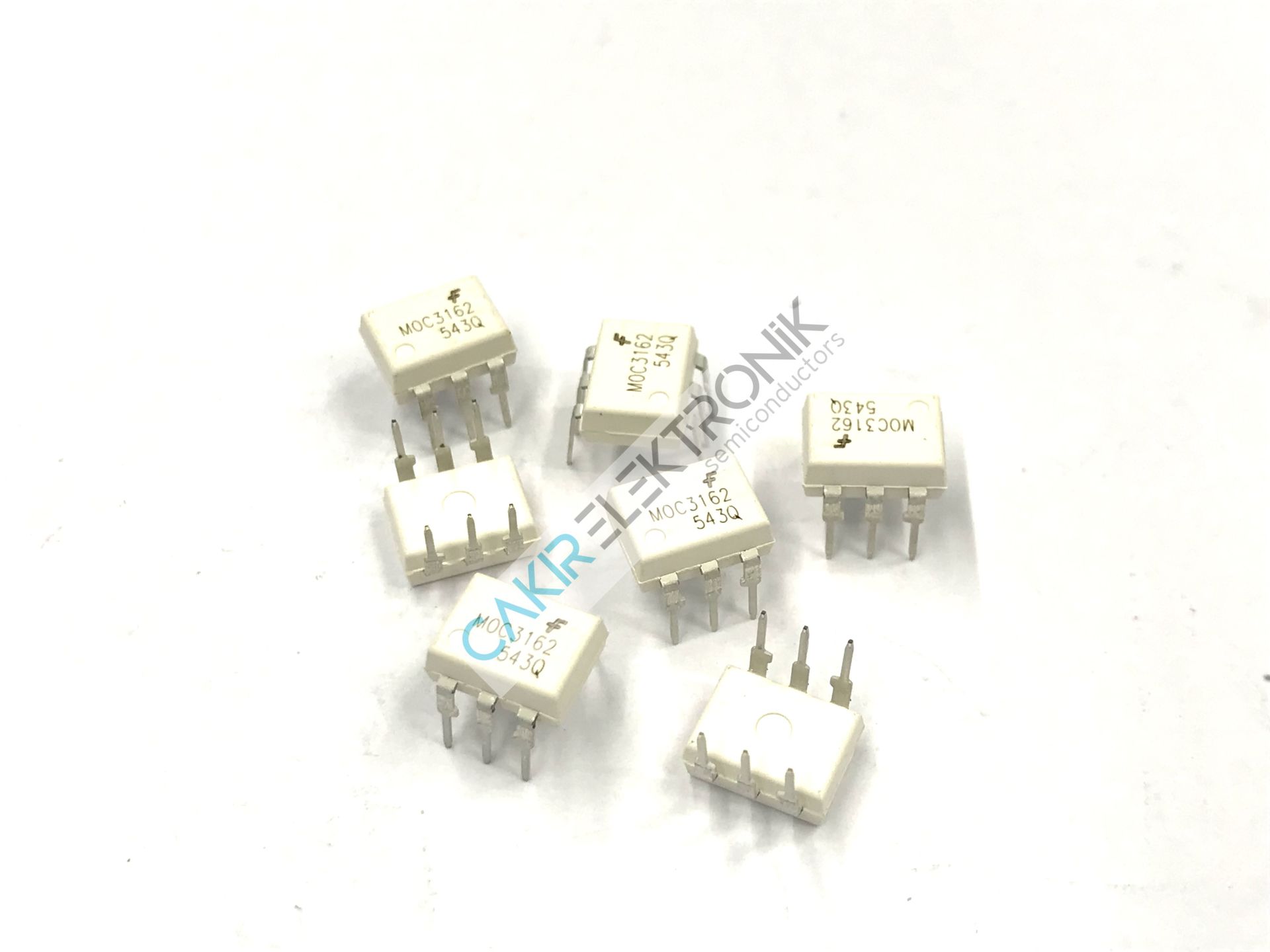 MOC3162 - MOC3162M - Optocoupler, DIP, 6 Pins, 4.17 kV, Zero Crossing, 600 V, MOC3162M