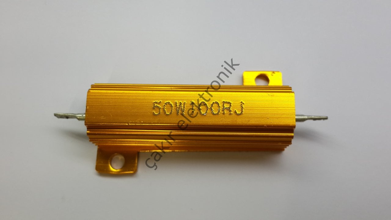 100R 50W - 100OHM 50W - 100 OHM 50W ALUMINYUM  50W DİRENÇ RX24-50W