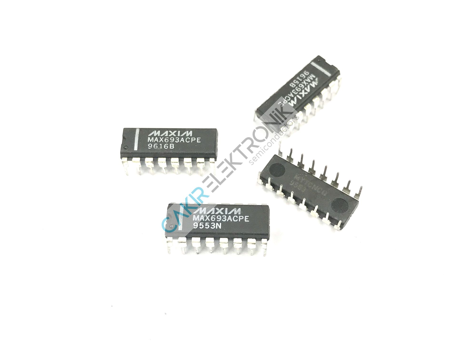 MAX693ACPE, MAX693 DIP16 MICROPROCESSOR SUPERVISORY CIRCUITS PMIC-MAXIM