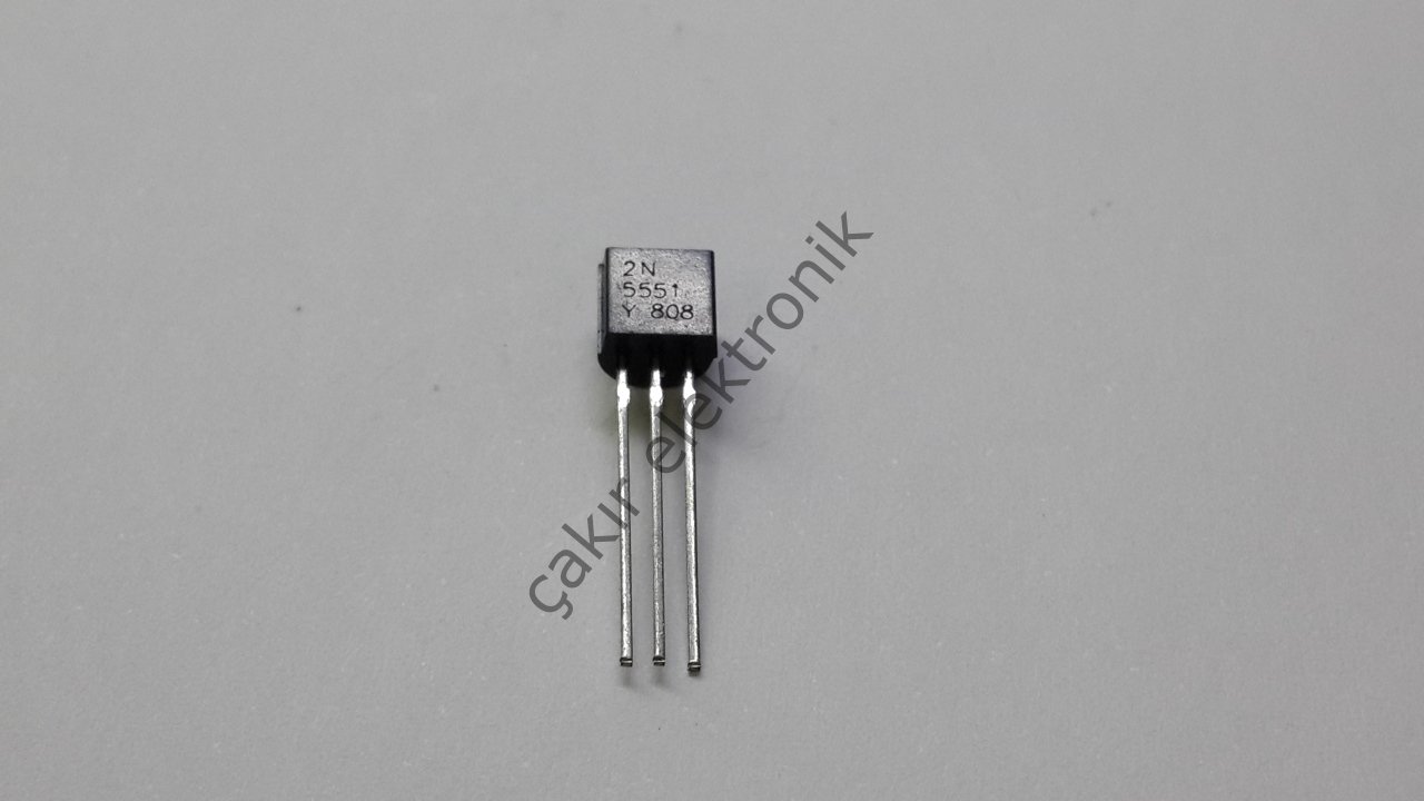 2N5551 - TO-92 - 2N5551Y - 2N5551-Y NPN Amplifier Transistors 600MA. 140V. - 5551 10 ADETTİR