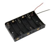 IC-234B 6LI PİL KUTUSU YAN YANA(AA)-6LI PİL YUVASI BİTİŞİK