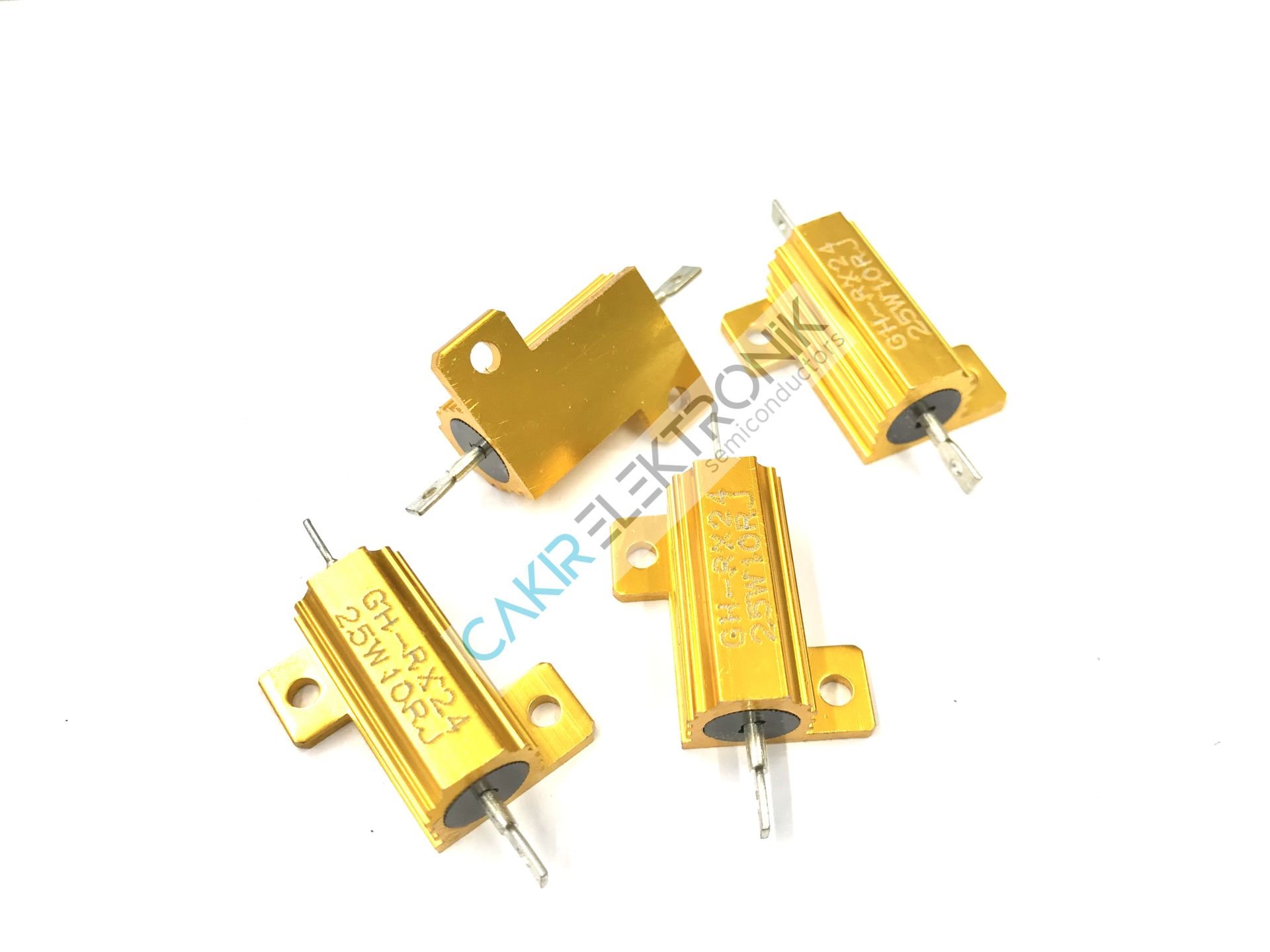 10R 25W - 10 OHM 25W  -   ALUMİNYUM 25W DİRENÇ -RX24-25W.