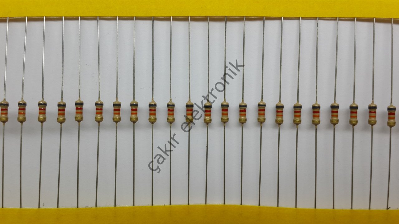 82K - 82KR - 82 KOHM  1/4 DİRENÇ - CF1/4 82KΩ; 0.25W; ±5%; Ø2.3x6mm; Leads: axial