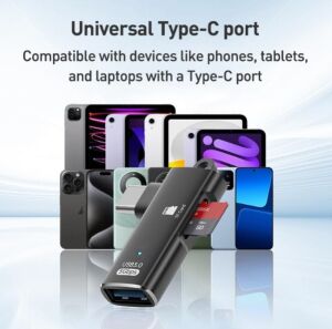 OTG TYPE-C 3.0 USB KART OKUYUCU - TYPE-C UÇLU PC BİLGİSAYAR VE NOTEBOOK UYUMLU MİKRO SD KART OKUYUCU