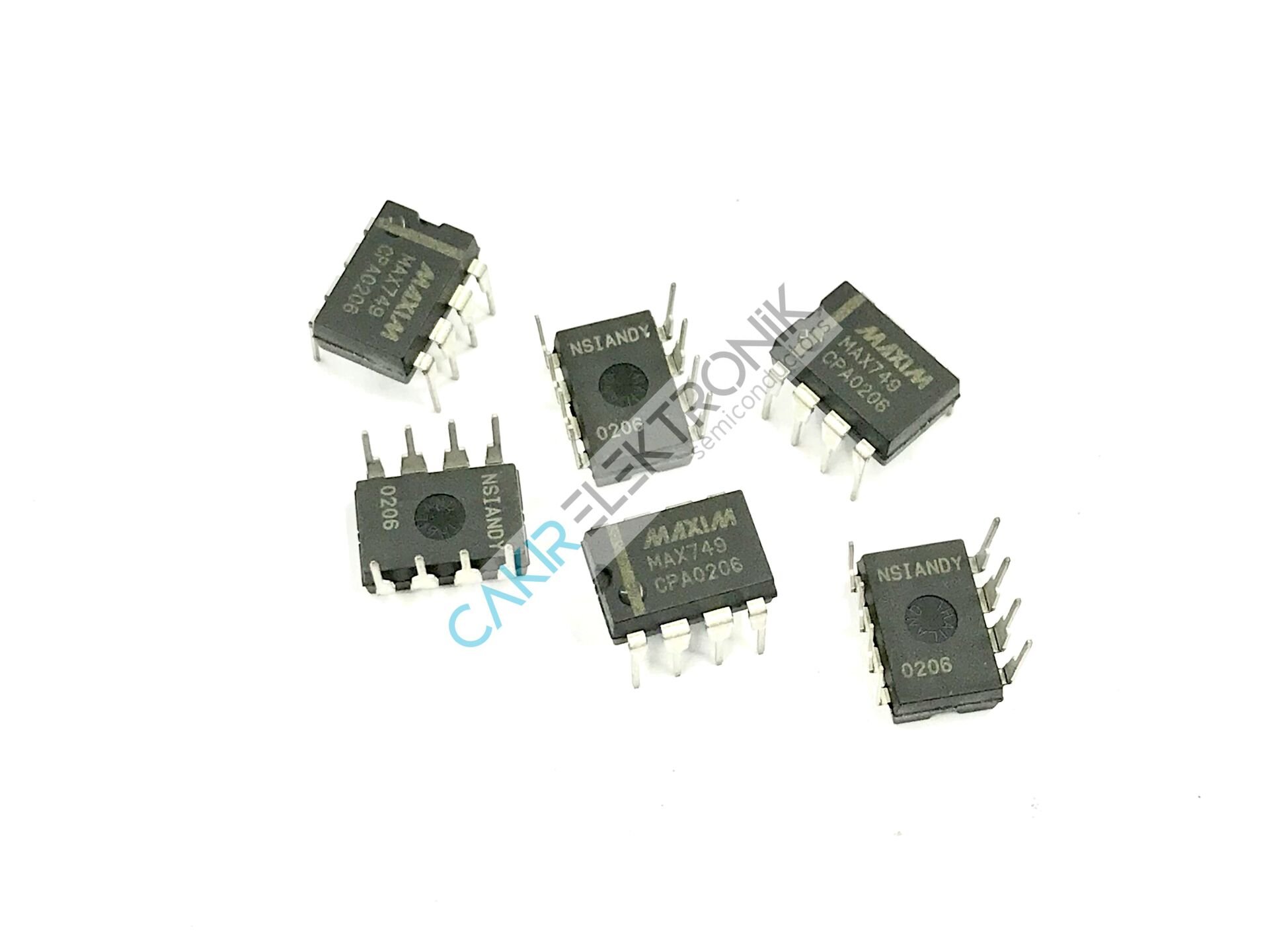 MAX749CPA - MAX749 - PDIP-8 DRIVER - Digitally Adjustable LCD Bias Supply