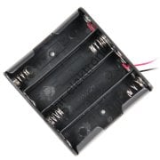 18650-4  4LÜ 3,7V PİL YUVASI - 4 LÜ PİL YUVASI 3.7V BOY