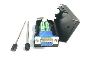 D-SUB15 PIN FAMELE , D-SUB - DİŞİ 15 PİNLİ TERMİNAL ARA PANO KONNEKTÖRÜ