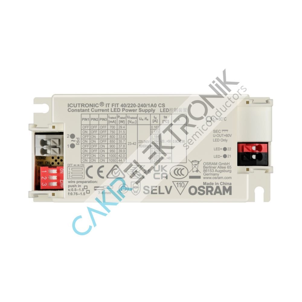 OSRAM LED DRIVER , IT FIT 40/220-240/1A0 CS , IT FIT 40/220-240/1A0A0CS