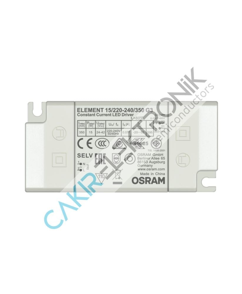 OSRAM LED DRIVER , OSRAM LED DRIVER , ELEMENT 15/220-240/350 G3