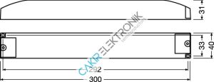 OSRAM ADAPTÖR , ELEMENT 180/220-240/24 G2 , 24VDC , OSRAM LED POWER SUPPLY