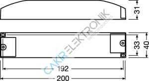OSRAM ADAPTÖR , ELEMENT 60/220-240/24 G2 , 24VDC , OSRAM LED POWER SUPPLY