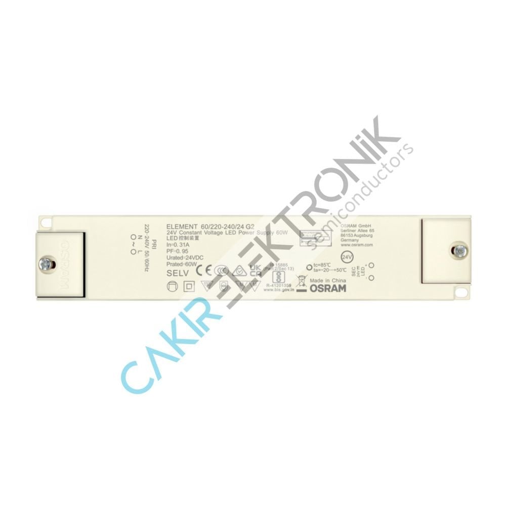 OSRAM ADAPTÖR , ELEMENT 60/220-240/24 G2 , 24VDC , OSRAM LED POWER SUPPLY