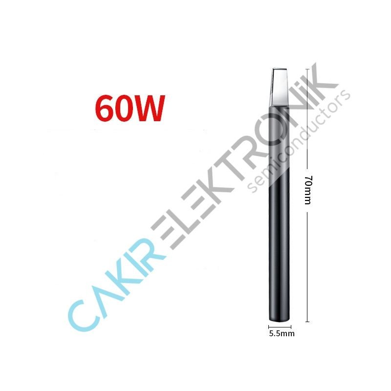 60W KALEM HAVYA UCU , YEDEK HAVYA UCU , aluminyum rengi