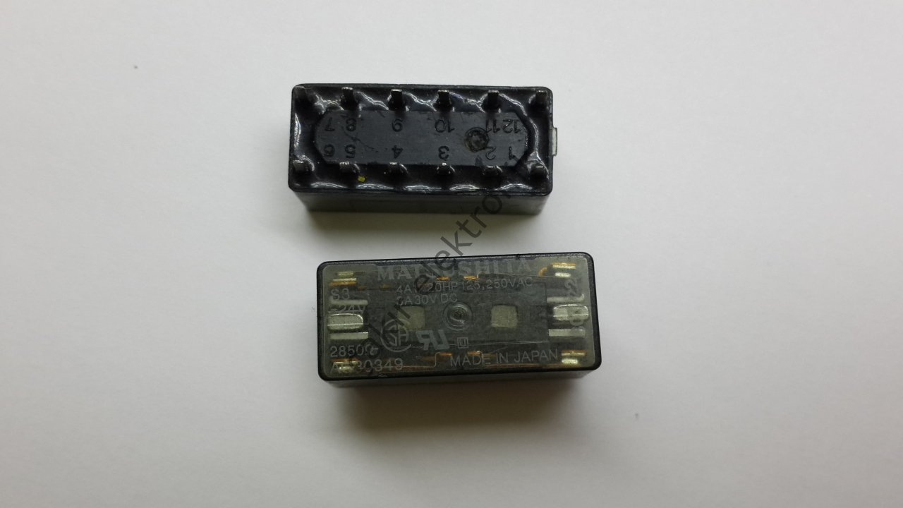 S3-24V MATSUSHITA  2850 OHM RELAY