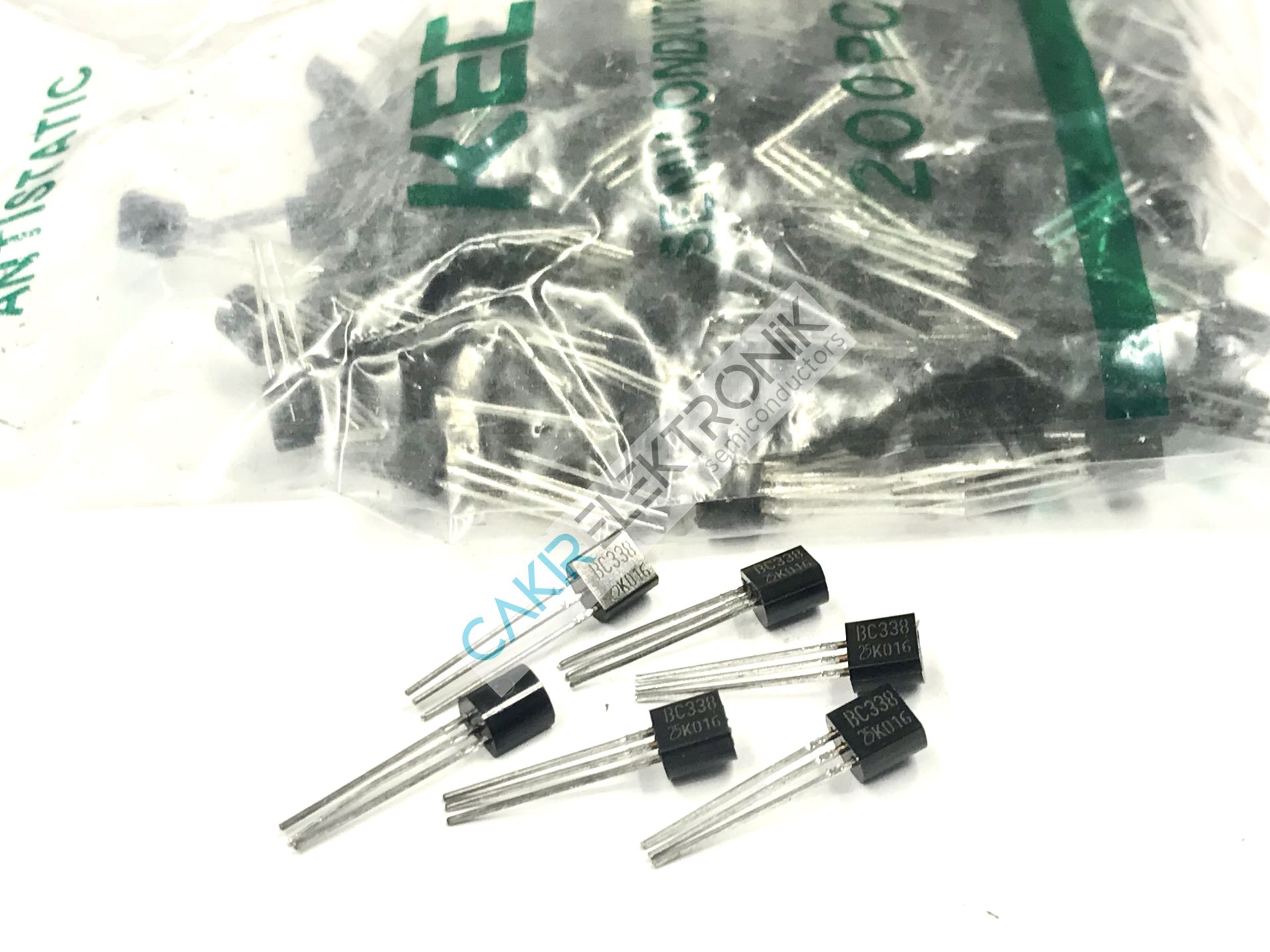 BC338-25 , BC338 , Bipolar Transistors - BJT BJT, TO-92, 25V, 800mA, NPN