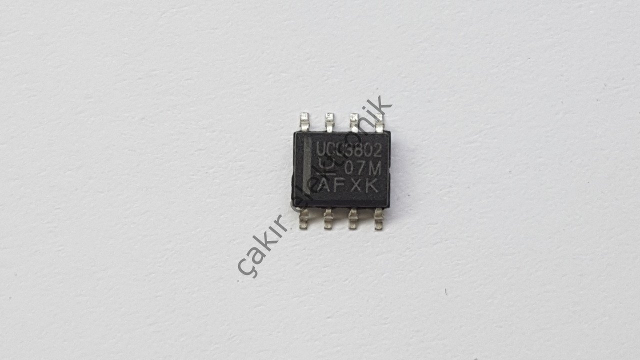 UCC3802D - UCC3802 - 12V, 1A low power BICMOS 1MHz current mode PWM with 12.5V/8.3V UVLO and 100% duty cycle, 0C to 70C