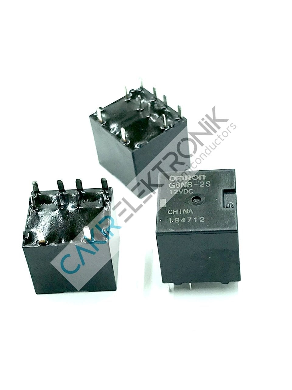 G8NB-2S 12V , Automotive Relay SPDT (1 Form C) x 2 12VDC Coil Through Hole