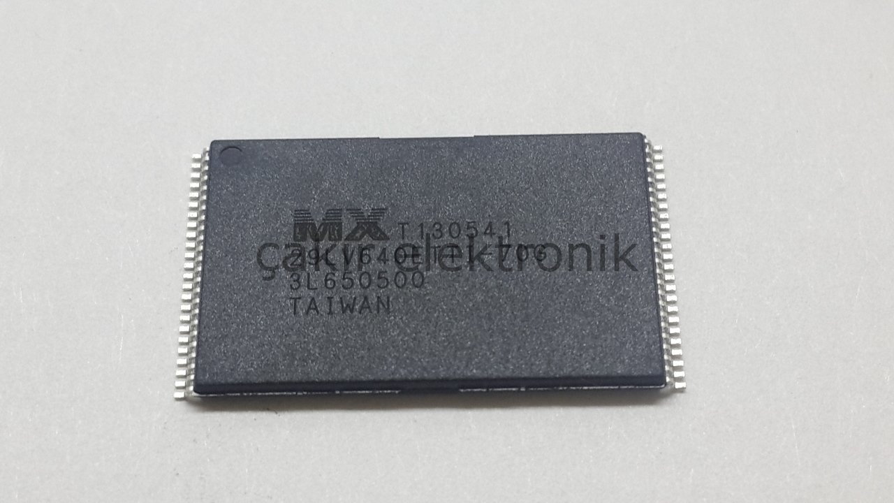 MX29LV640ETTI-70G ,  29LV640 , 64M-BIT [8M x 8/4M x 16] SINGLE VOLTAGE 3V ONLY FLASH MEMORY