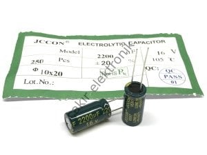 2200MF 16V , 2200UF 16V 10X20MM KONDANSATÖR