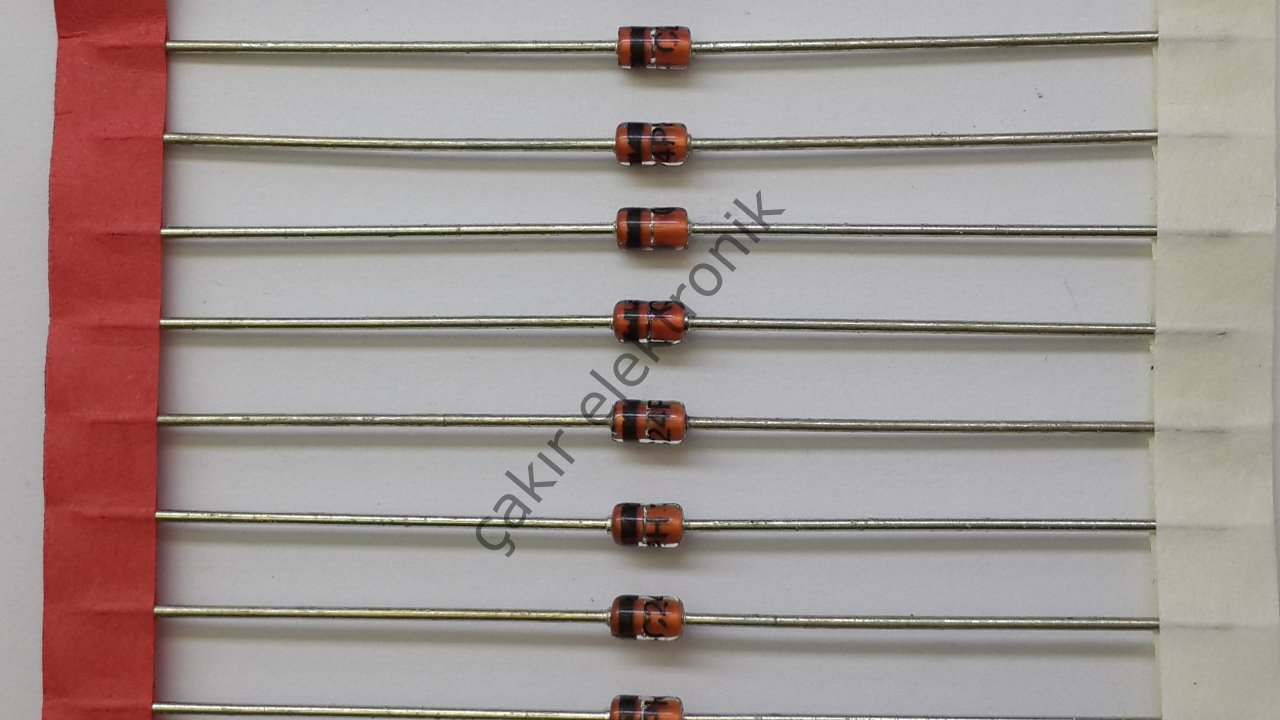 18V ZENER BZX85C18 [ 1N4746 ]  1,3WATT -  18V  1WATT ZENER 1,3W