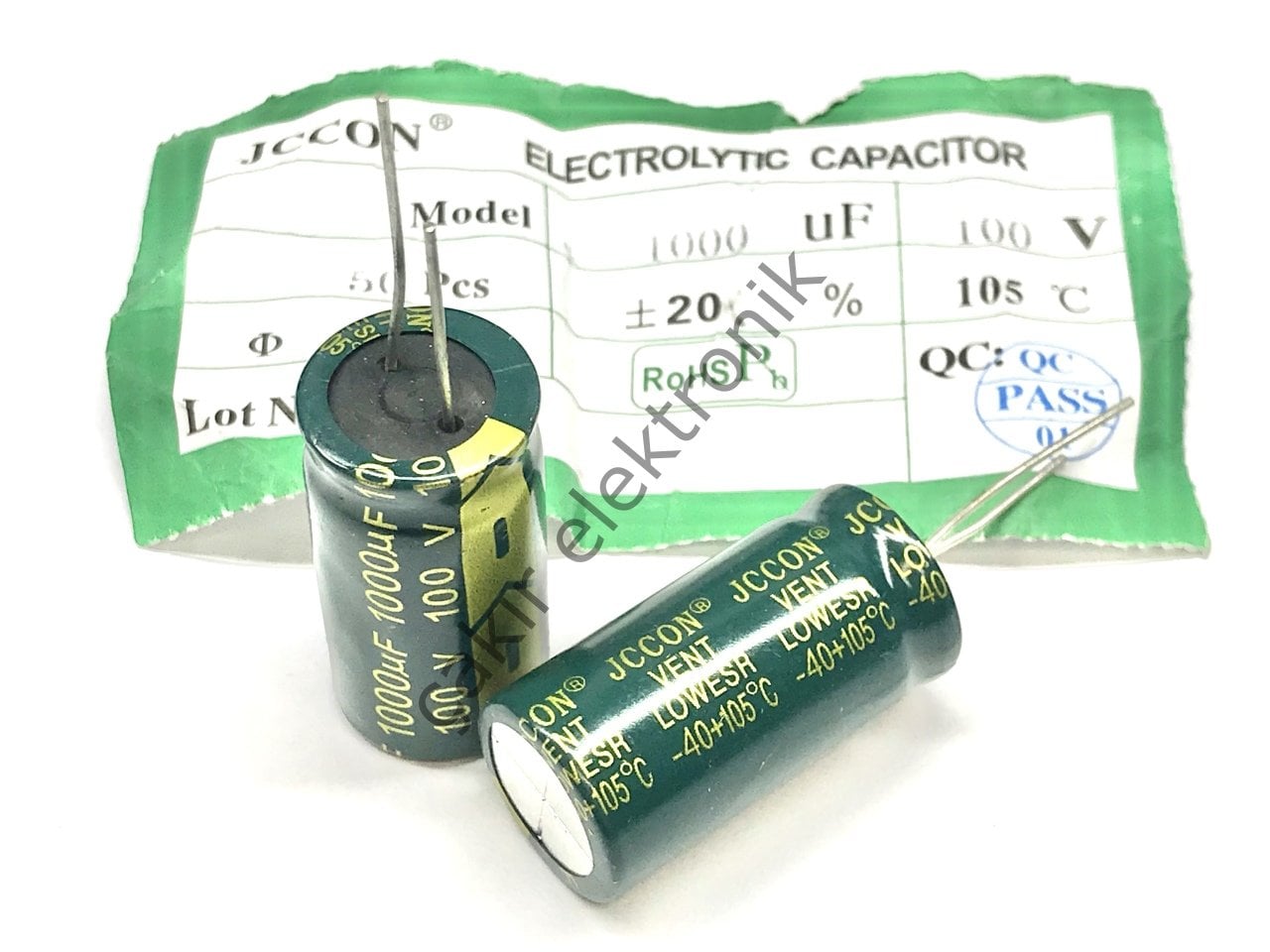 1000MF 100V 18X35MM 1000UF 100V KONDANSATÖR